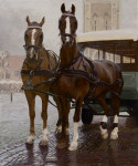 paardentram, olieverf op linnen, 100x120cm, 2000